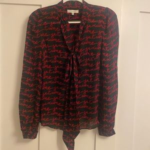 Milly Silk Blouse - Size 6